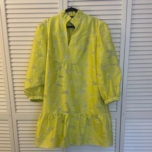 Tuckernuck Palmerston Yellow Floral Dress XXXL